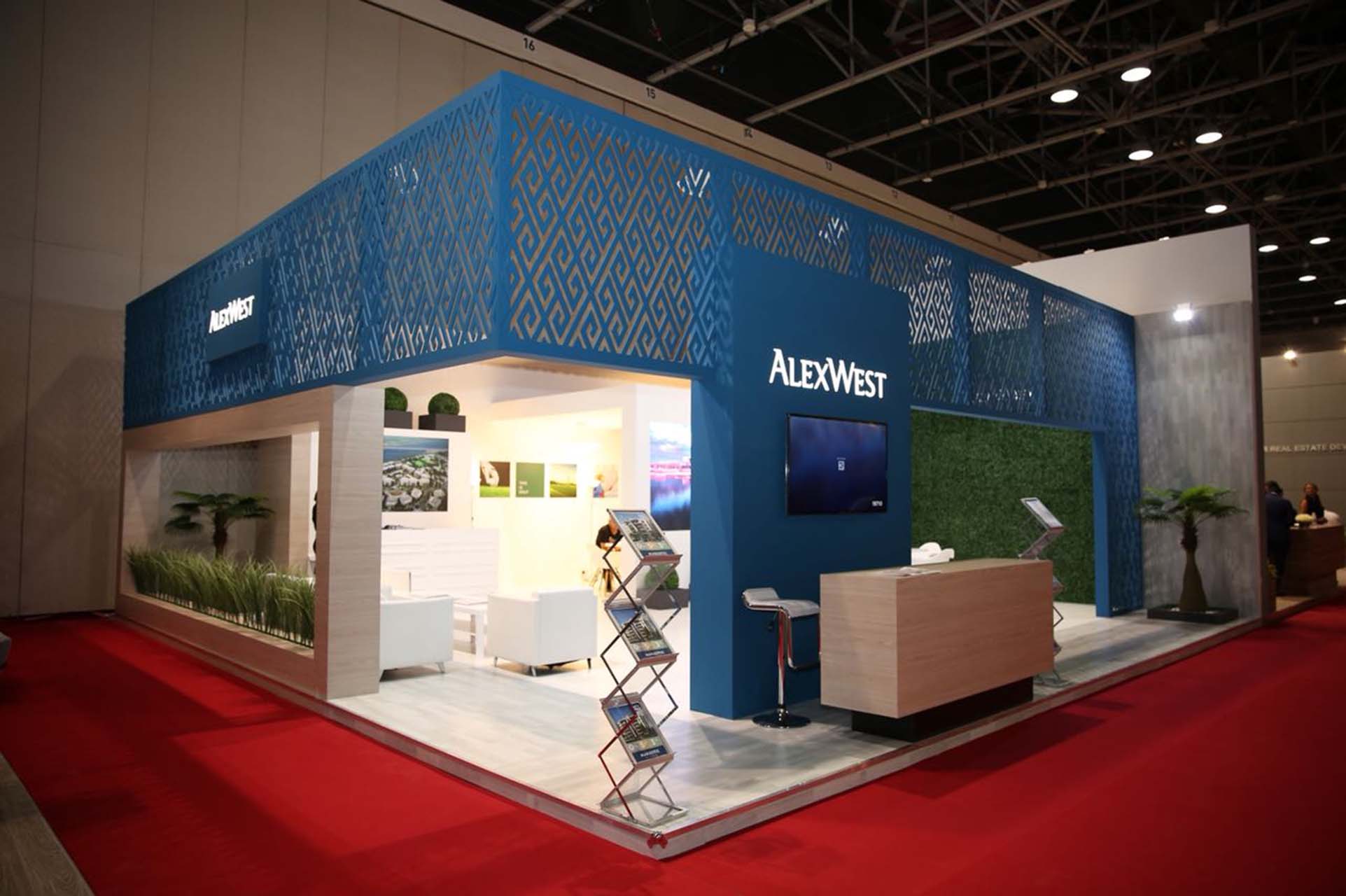 Alex West booth at EPS Dubai